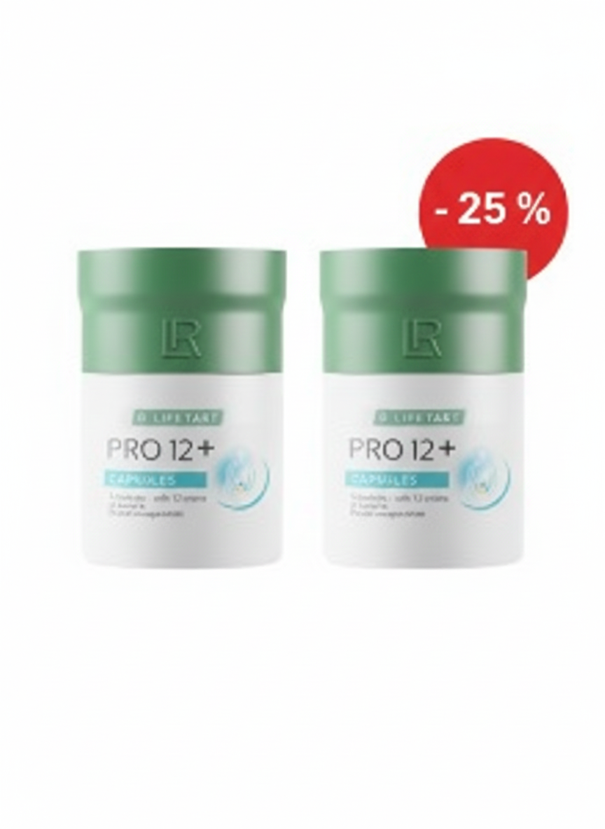 Set de 2 gélules PRO 12 + Set de 2 gélules PRO 12 +