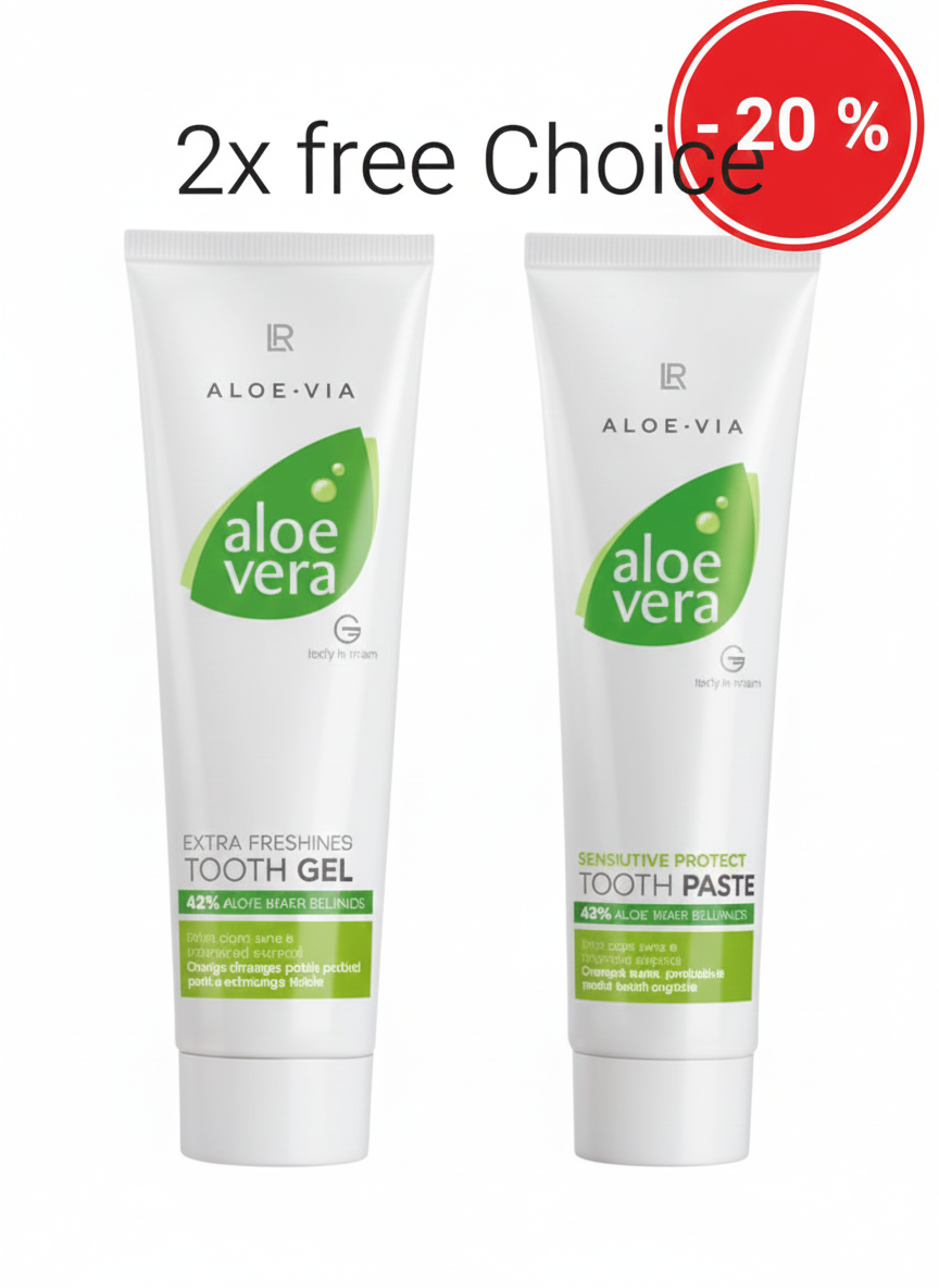 Dentifrice Aloe Vera en duopack (libre choix) Dentifrice Aloe Vera en duopack (libre choix)